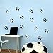 ufengke® Small Soccer Footballs Wall Decals, Children's Room Nursery Removable Wall Stickers Murals