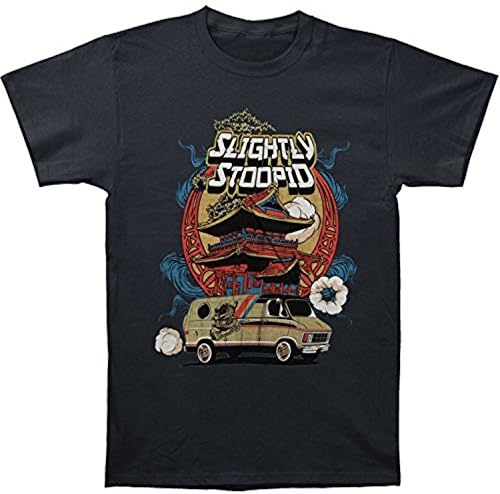 OLDYILI Slightly Stoopid Men39;s Vintage 7039;s Van Art T-shirt Black Large