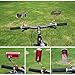 Jeemiter Bicycle Mirror,A Pair of 360°Rotation Back Rearview Mirror Handlebar Wide Angle Bike Mirror-Red
