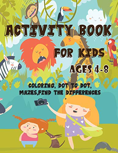 Activity Book for Kids Ages 4-8: Brain Games for Clever Kids,Fun Kid ...