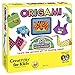 Creativity for Kids Origami Kit, 60 Bright Origami Papers, DIY Arts & Crafts for Kids, Neon Origami Animals, Video Tutorial Online (Ages 7-12+)