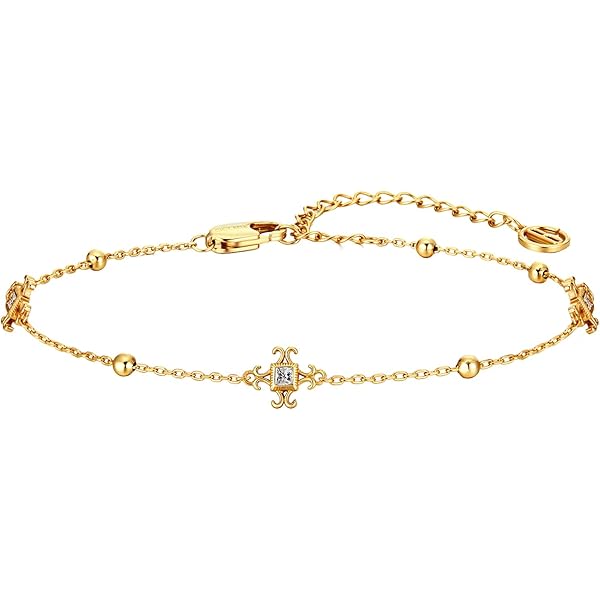 Pulsera Guess Jubb04053jwygwhs De Acero Inoxidable Color Dorado Para Adultos 19cm De Largo