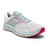 Brooks Womens Glycerin 16 Running Shoe - White/Blue/Pink - B - 8.0