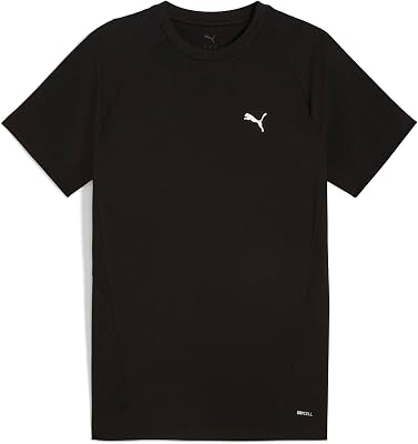 Unisex EVOSTRIPE Tee T-Shirts, PUMA Black, M