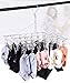 DUOFIRE Clothes Drying Rack with 36 Clips, Stainless Steel Laundry Drying Rack, Baby Hangers, Clothes Hangers for Drying Socks, Drying Towels, Diapers, Bras, Baby Clothes, Underwear, Hat（1 Pack）
