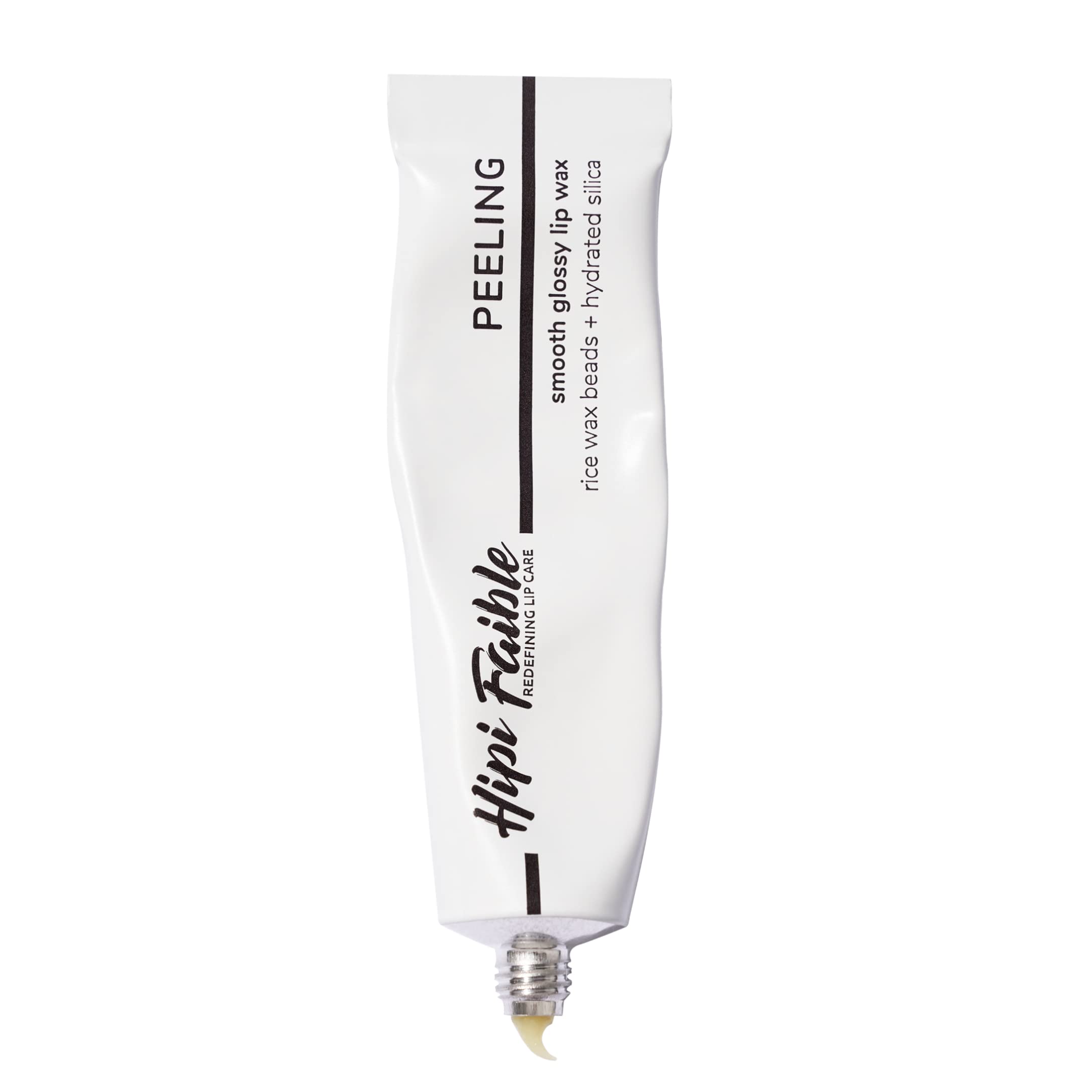 HIPI FAIBLE Peeling Lip Care in the Aluminium Tube - Gentle Exfoliation with Organic Wool Wax, Rice Wax and Silica Acid