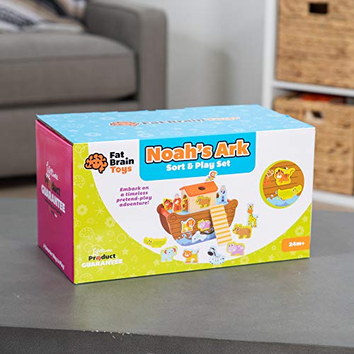 Fat Brain Toys Noah's Ark Sort & Play Set Early Learning Toys for