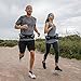 Fitletic Hydration Running Belt With Water Bottles For Men & Women – 2 Quick Flow 8oz Running Water Bottles, Patented Bounce Free Design, Water Resistant Pouch Fits All Phones – Hydra 16
