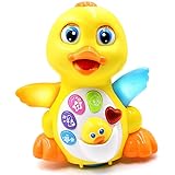Fantastic Zone Light Up Dancing and Singing Musical Duck Toy - Infant, Baby and Toddler Musical and Educational Toy for Girls