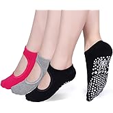 Yoga Socks Non Slip Skid Socks with Grips Pilates Ballet Barre Socks for Women