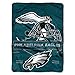 Northwest NFL Philadelphia Eagles Unisex-Adult Raschel Throw Blanket, 60