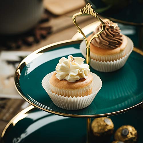 INONE 3 Tier Serving Tray, Tiered Serving Stand, Cupcake Stand Dessert Platter for Tea Party, Wedding - Thumbnail 3