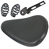 Black Leather Solo Seat 3