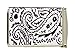 BodyJewelryOnline Canvas Military White Bandana Pattern Web Belt & Buckle 60 inches