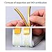 Door Window Anti-Collision Self Adhesive Rubber Foam Seal Strip Soundproofing Weatherstrip Waterproof Seal (D Model, White) (Large)