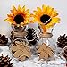 Supla 120 PCS Favor Tags Thank You Gift Tags Place Cards Name Tags Blank Cards Hang Tags Kraft Paper Tags Maple Fall Leaves Shape - 3.2