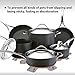 IHUIXINHE Pot & Pan Protectors, Set of 13, 3 Sizes - Large, Medium & Small, Luxury Divider Pads to Prevent Scratching, Separate and Protect Surfaces of Your Cookware