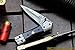 Sale (27 6/18) DKC-130-BH-DS Night Star Damascus Black Bone Folding Pocket Hunting Knife Damascus Blade 4.5' Folded 8