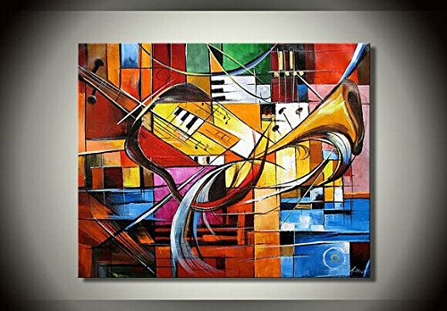 Ode-Rin Art Home Kitchen Wall Art Paintings Hand Painted Oil Paintings Canvas Wood Framed Impressionaism Art Fashion Multi Color Artwork for Wall Decoration Ready to Hang