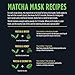 Jade Leaf - Organic Japanese Matcha Green Tea Face Mask DIY Starter Kit - Antioxidants - Essential Nutrients - Gentle Detox