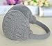 knolee Unisex Knitting EarMuffs Faux Furry Earwarmer Winter Outdoor EarMuffs,Gray