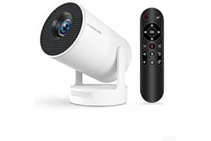 Magcubic Projector 4K with WiFi and Bluetooth, Mini Portable Proyector with Auto Keystone, Outdoor Movie for Bedroom,260 ANSI