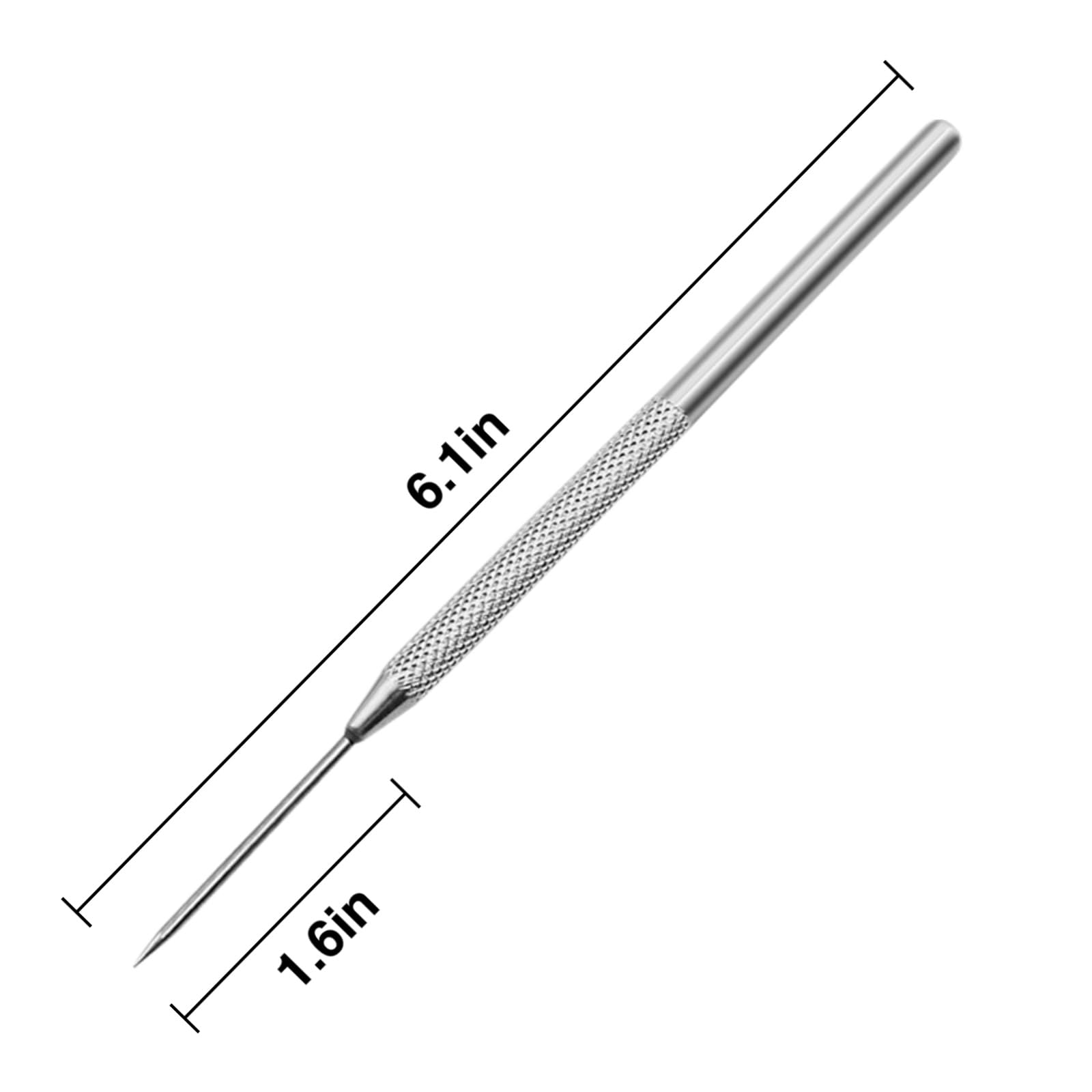 2 PCS Clay Needle Tools, Polymer Clay Sculpting Tools, Stainless Steel Pottery Tools, Air Dry Clay Tools for Dotting Sewing Modeling Carving