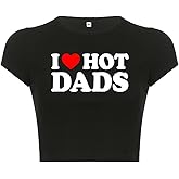 Woxlica I Heart Top y2k Graphic Baby Tees Summer Crop Top for Women