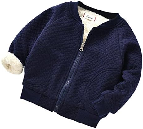 Toddler Baby Boys Girls Coat Clothes, TRENDINAO Infant kids Solid Zip Casual Warm Winter Top Coat