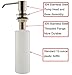 Kingo Home Built In Deck Mount Brushed Nickel Stainless Steel Pump Liquid Lotion Kitchen Countertop Soap Dispenser with 13 Ounce PP Bottle