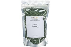 PINCH SPICE MARKET Organic Parsley - Fresh Dried, Grown in California, USA-4 Ounces