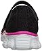 Skechers Kids Girls' Skech Flex II-Softie Sweets Sneaker, Black/Hot Pink, 2.5 M US Little Kid