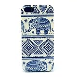 Acefast INC Colorful Pattern TPU Soft Case Rubber Silicone Skin Cover for Apple Iphone 5 5s (Elephant)