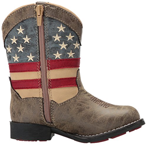 Roper Boys' Patriot, Brown, 6 M US Toddler