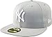 MLB New York Yankees Basic 59Fifty Cap, Grey, 7 3/8