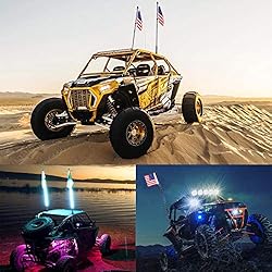 YCHOW-TECH UTV LED Whip Lights with Spring