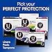U by Kotex Security Maxi Pads with Wings, Overnight, Unscented, 70 Count