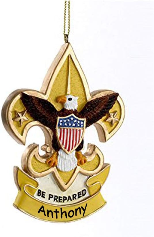 personalized eagle scout ornament