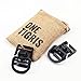 OneTigris 4pcs Tactical 360 Rotation D-Ring Clips MOLLE Webbing Attachment Backpacks EDC (Black)