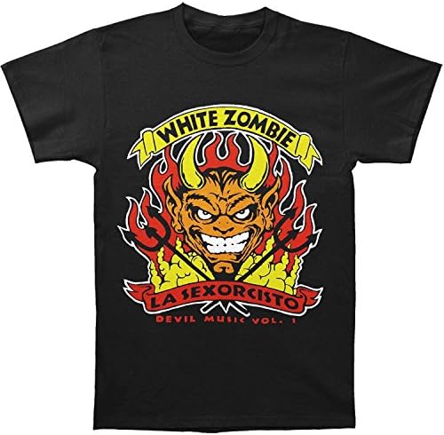 White Zombie Devil's Music La Sexorcisto Men's T-Shirt - Black, Large