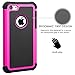 iPhone 5C Case, AUMI Hybrid Dual Layer Shock Absorbin Armor Defender Protective Case Cover (Hard Plastic with Soft Silicon) for Apple iPhone 5C