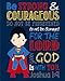 Superman Christian Superhero Nursery Decor Wall Art Print - Be Strong & Courageous Joshua 1:9 Bible Verse - Multiple Sizes