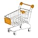 Anself Cute Metal Mini Shopping Supermarket Cart Pet Bird Toy for Parrot Random Color