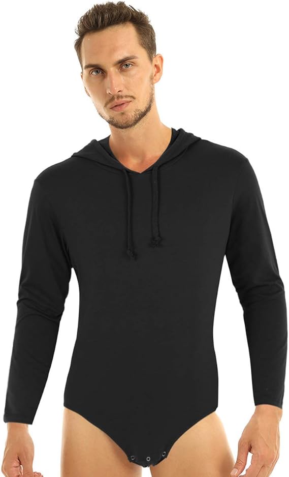Amazon Co Jp Xingaka メンズ レオタード ボディースーツ レオタード ワンピース 帽子付き ジャンプスーツ ソフト 全身タイツ 男性 ストレッチ クラブウェア タンクトップ ブラック Xxl 服 ファッション小物