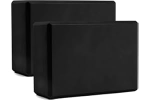 SK Depot™ Yoga Block (Set of 2) LxWxH :9"x3"x6" Supportive Latex Free EVA Foam High Density Soft Non-Slip Surface for Yoga Pi