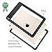 iPad Pro 10.5 Case, iPad 10.5 Waterproof Full Body 360 Degree Protect Dustproof Shockproof Cover Case for Apple iPad Pro10.5 inch (2017 version,Black) (Black)