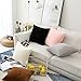Home Brilliant Euro Pillow Sham 26x26 Pillow Cover Plush Fuzzy Faux Fur, 26 x 26 inches, 66x66cm, Grey