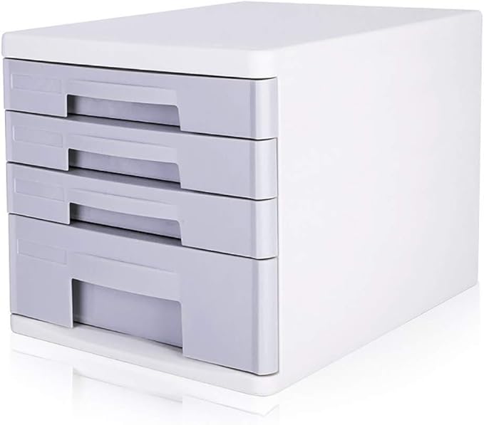 Archivador 4 cajones del gabinete de Escritorio, Organizador de