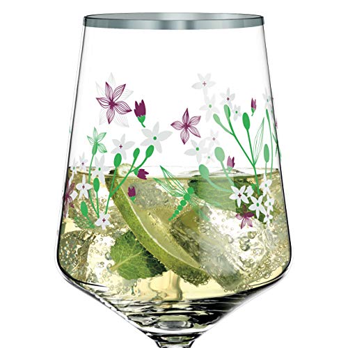 RITZENHOFF Hugo R. Aperitifglas von Dominika Przybylska, aus Kristallglas, 600 ml, mit edlen Platinanteilen – Bild 4