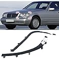 JESYMBX 1Pcs Right Automobile Headlamp Rubber Sealing Strip Headlamp Trim Strip For Mercedes Benz W140 S320 S350 S500 S600 1995-1998 Black